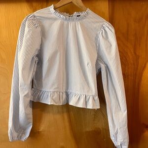 Divided Women's Cropped Blouse